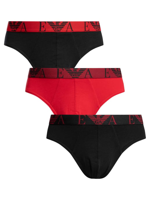 Emporio Armani 3-Paks Briefs, Veelkleurig - Image 1