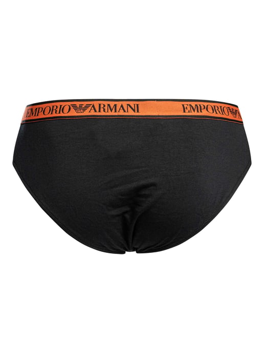 Emporio Armani Katoenen Stretchlegging Met 3 Pakjes, Zwart - Image 4
