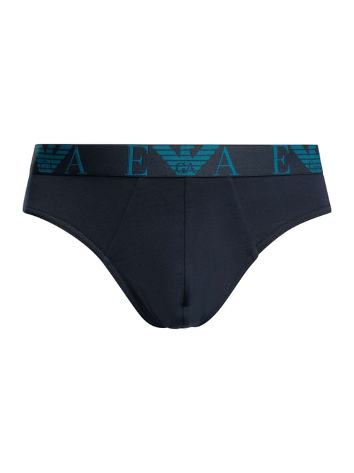 Emporio Armani 3-Paks Briefs, Blauw - Image 2