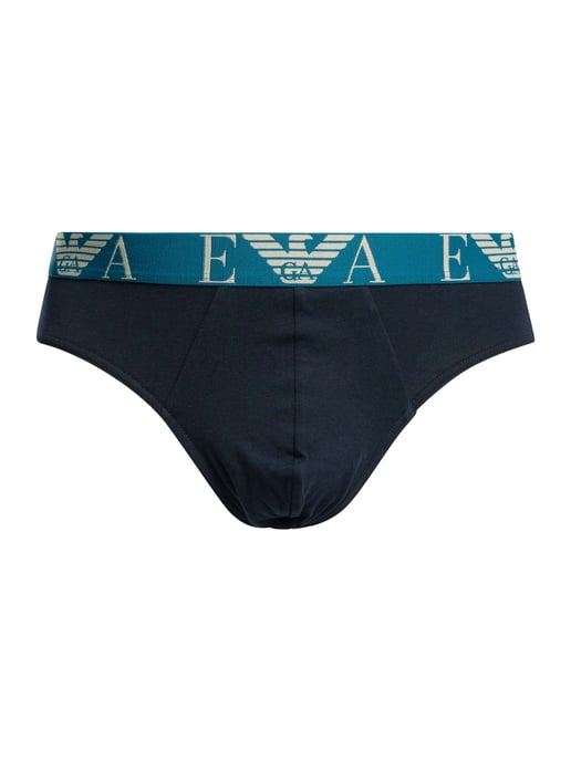 Emporio Armani 3-Paks Briefs, Blauw - Image 5