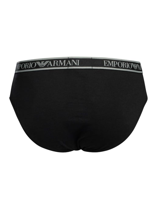 Emporio Armani 3-Paks Briefs, Zwart - Image 4