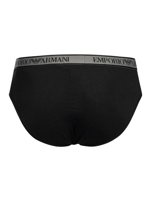 Emporio Armani 3-Paks Briefs, Zwart - Image 6