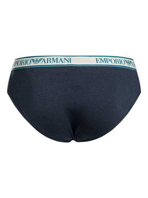 Emporio Armani Katoenen Stretchlegging Met 3 Pakjes, Blauw - Image 4