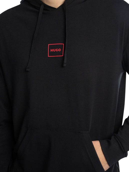 HUGO Laze Lounge Pullover-Hoodie, Zwart - Image 4