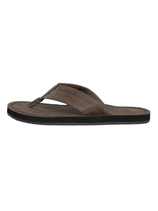 Superdry Vintage Flip Flops, Brown - Image 2