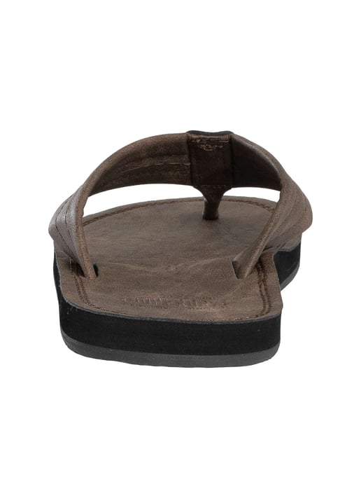 Superdry Vintage Flip Flops, Brown - Image 5