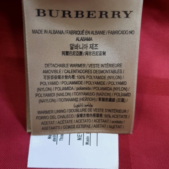 Burberry Quilted Zip-Up Down Vest in Red Polyamide - Image 6