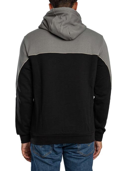 EA7 Tweekleurige Pullover Hoodie, Grijs - Image 3