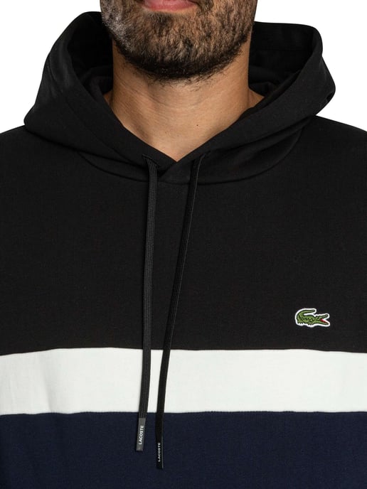 Lacoste Logo Trui Met Capuchon, Blauw - Image 5