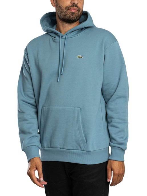 Lacoste Logo Trui Met Capuchon, Blauw - Image 1