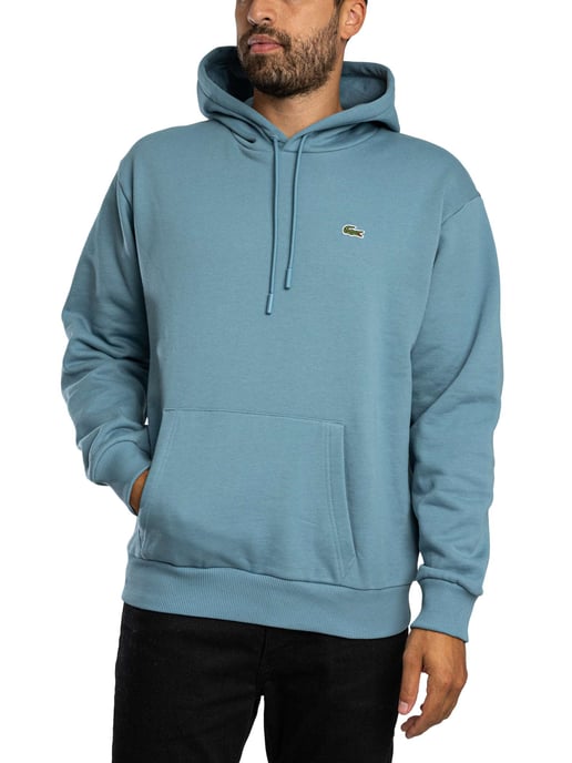 Lacoste Logo Trui Met Capuchon, Blauw - Image 2