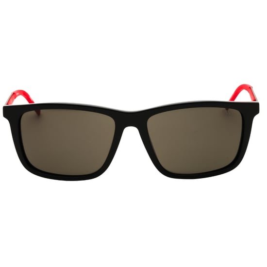 Hugo Boss Red Legs Black Sunglasses - Image 1