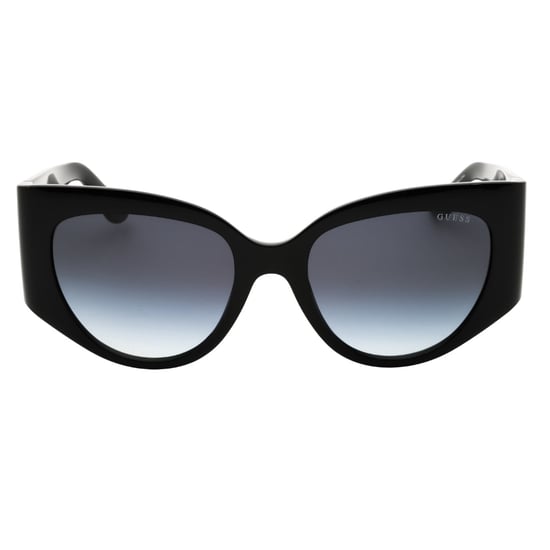 Guess Shiny Black Oval Sunglasses - Image 1