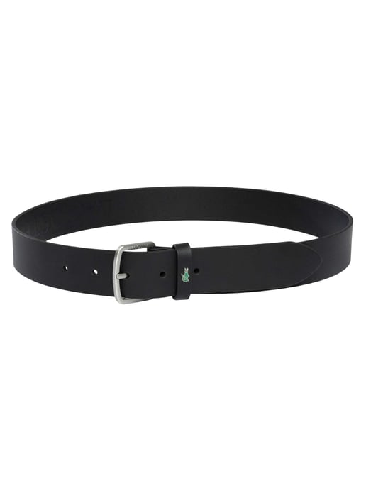 Lacoste Gladde Leren Riem, Zwart - Image 4