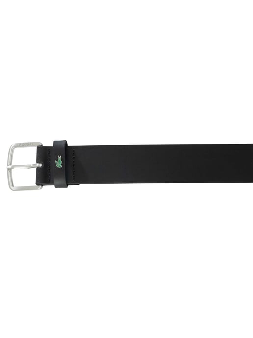 Lacoste Gladde Leren Riem, Zwart - Image 5