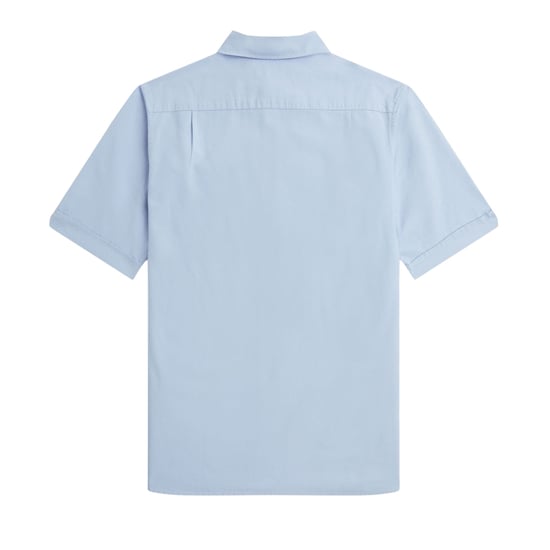 Fred Perry Oxford Overhemd Met Korte Mouwen In De Kleur Licht Rookgrijs - Image 2