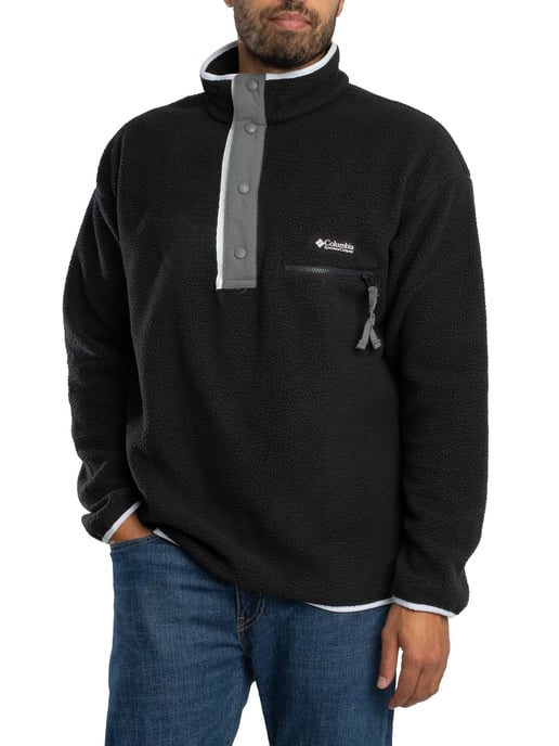 Columbia Helvetia II Half Snap Fleece, Zwart - Image 2