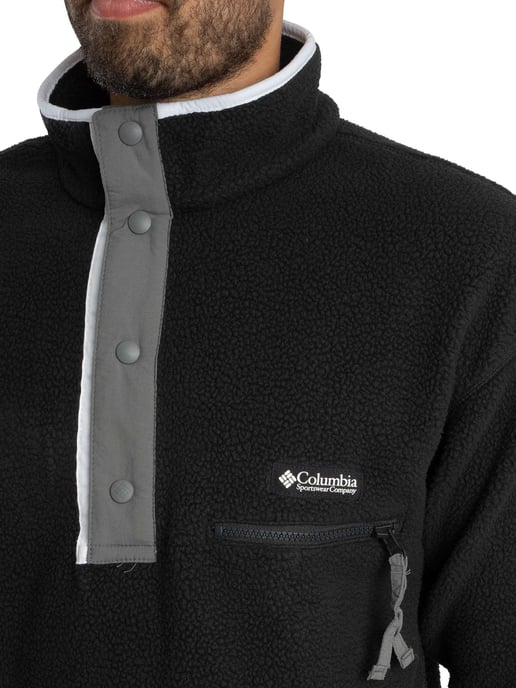 Columbia Helvetia II Half Snap Fleece, Zwart - Image 4