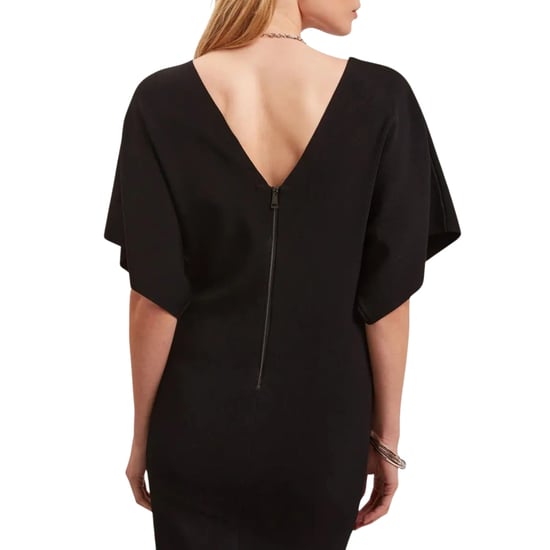 Ted Baker Rebecca Gebreide Midi-jurk Met V-hals, Zwart - Image 3