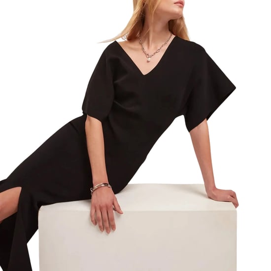 Ted Baker Rebecca Gebreide Midi-jurk Met V-hals, Zwart - Image 5