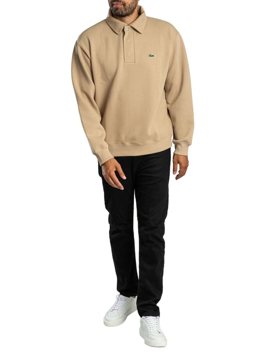 Lacoste Poloshirt Met Lange Mouwen En Logo, Beige - Image 5