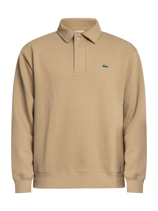 Lacoste Poloshirt Met Lange Mouwen En Logo, Beige - Image 6