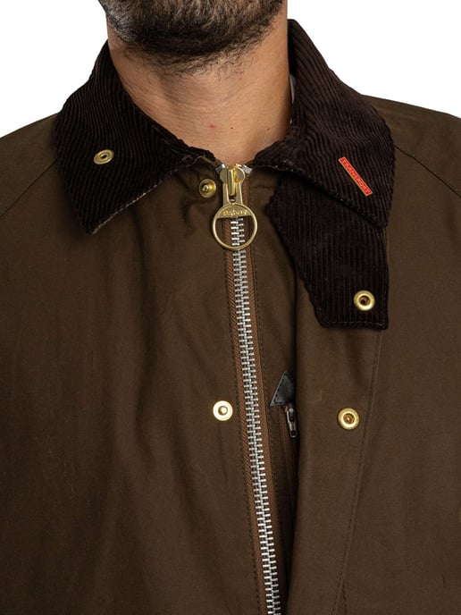 Barbour Icons Transport Wax Jacket, Bruin - Image 4