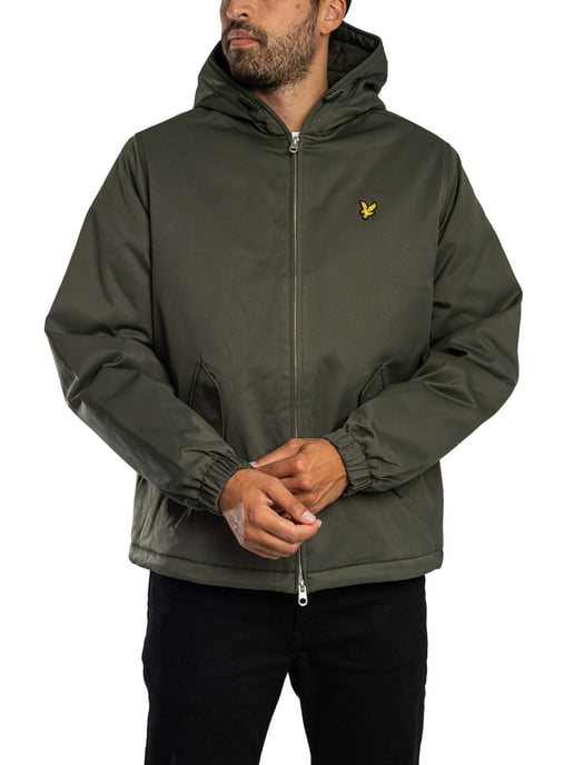 Lyle & Scott Gewatteerde Jas Met Capuchon En Ritssluiting, Groen - Image 2