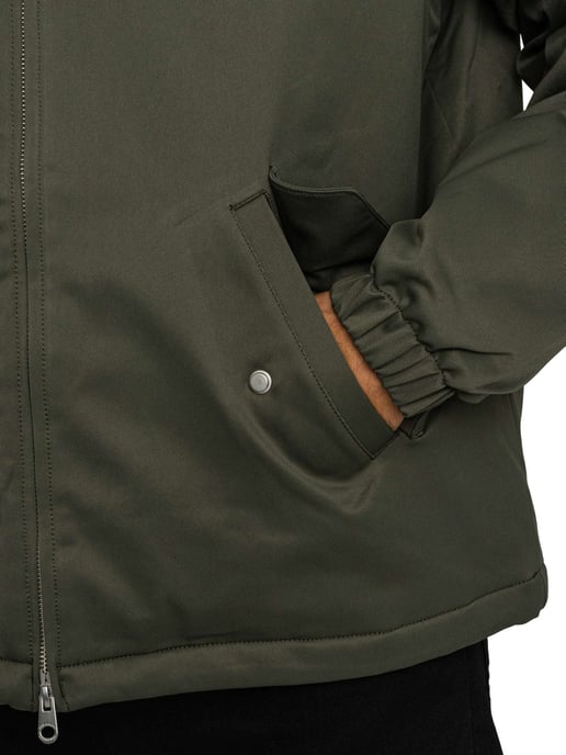 Lyle & Scott Gewatteerde Jas Met Capuchon En Ritssluiting, Groen - Image 4