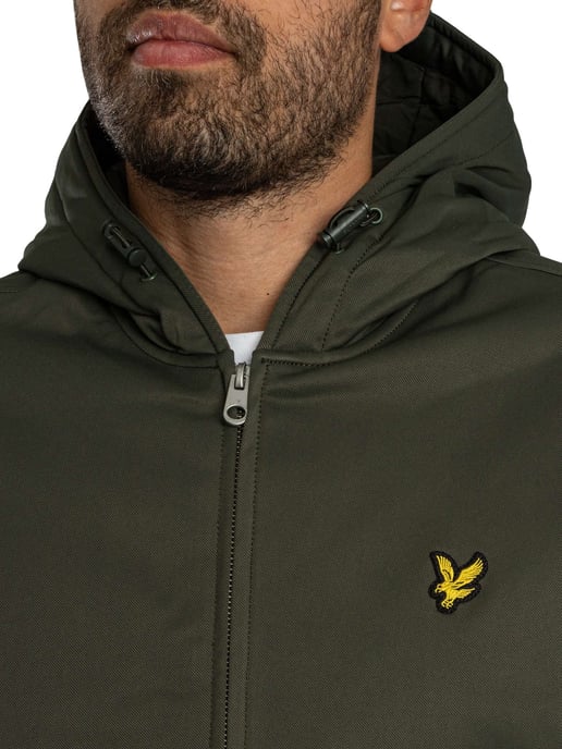 Lyle & Scott Gewatteerde Jas Met Capuchon En Ritssluiting, Groen - Image 5