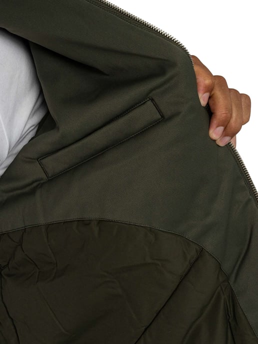 Lyle & Scott Gewatteerde Jas Met Capuchon En Ritssluiting, Groen - Image 6