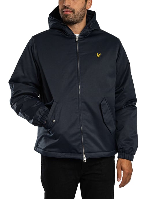 Lyle & Scott Gewatteerde Jas Met Capuchon En Ritssluiting, Blauw - Image 2