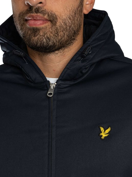 Lyle & Scott Gewatteerde Jas Met Capuchon En Ritssluiting, Blauw - Image 5