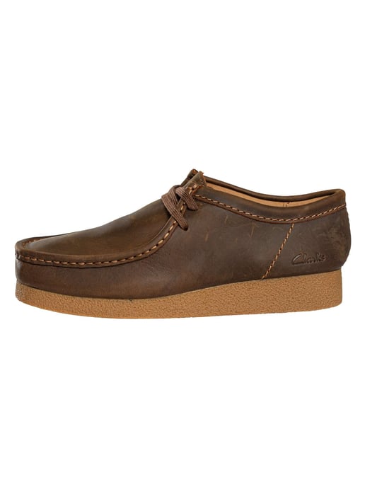Clarks Wallabee EVO Leren Schoenen, Bruin - Image 2