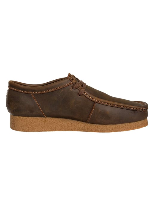 Clarks Wallabee EVO Leren Schoenen, Bruin - Image 3