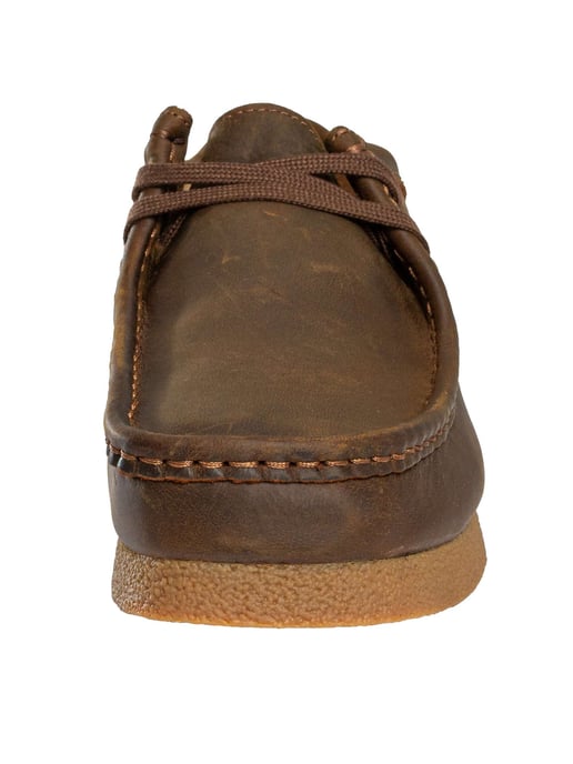 Clarks Wallabee EVO Leren Schoenen, Bruin - Image 4