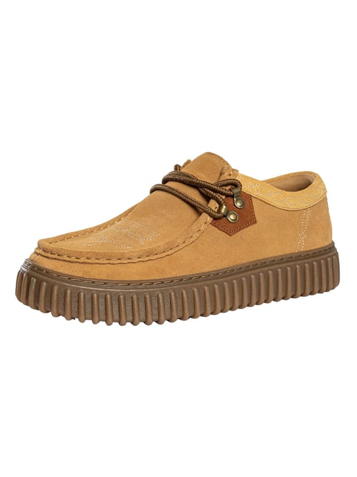 Clarks Torhill Lo Suède Schoenen, Bruin - Image 1