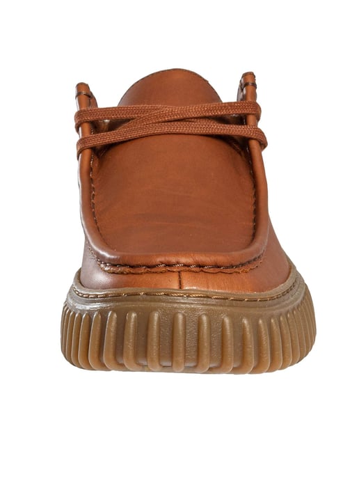 Clarks Torhill Lo Leather Shoes, Brown - Image 4