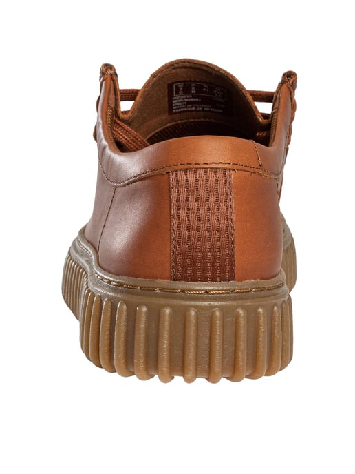 Clarks Torhill Lo Leather Shoes, Brown - Image 5