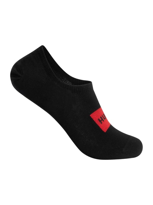 HUGO 3-Pack Label Lage Sokken, Zwart - Image 2