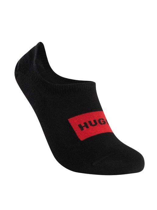 HUGO 3-Pack Label Lage Sokken, Zwart - Image 3