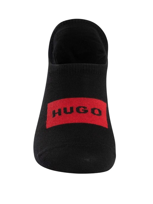HUGO 3-Pack Label Lage Sokken, Zwart - Image 5