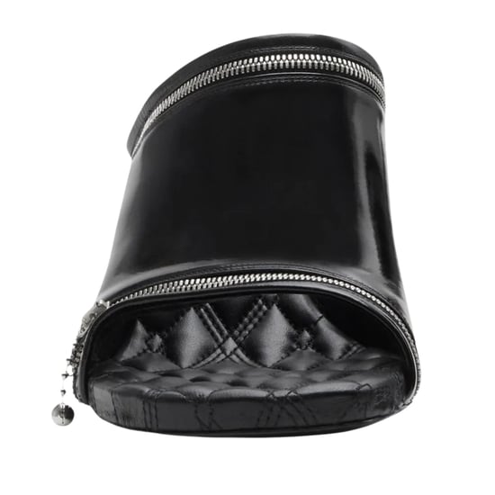 Burberry Peep Heeled Mules Zwarte Hakken - Image 2