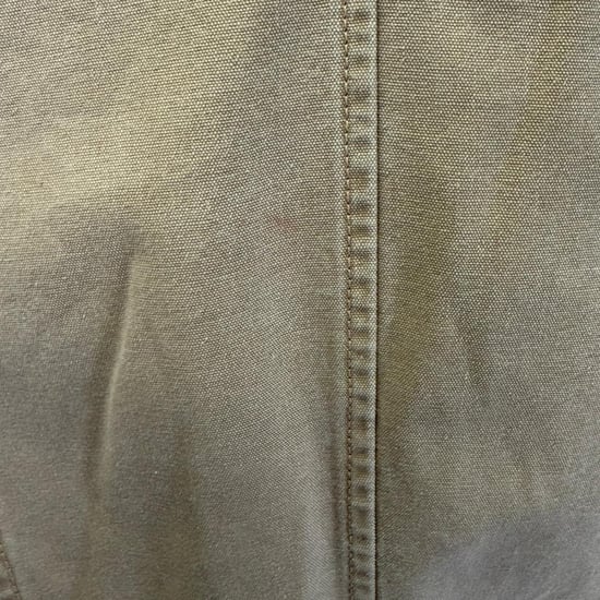 Chanel Zip-Up Denim Jacket in Brown Cotton - Image 3