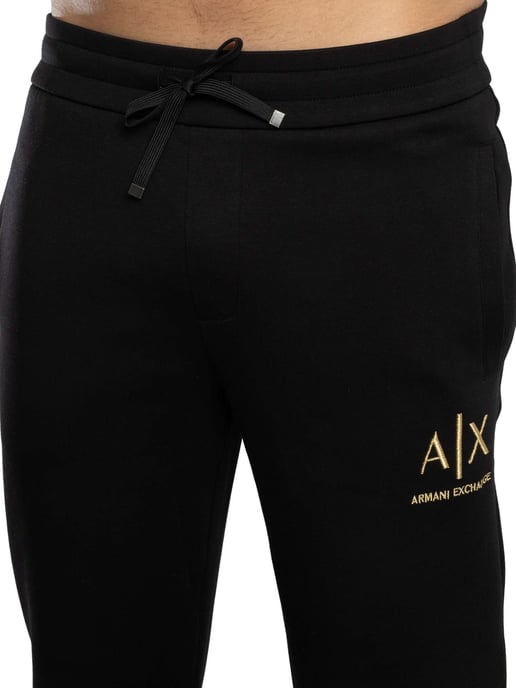 Armani Exchange Logo Joggers, Zwart - Image 5
