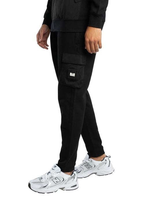Weekend Offender Lippi Cargo Joggingbroek, Zwart - Image 2