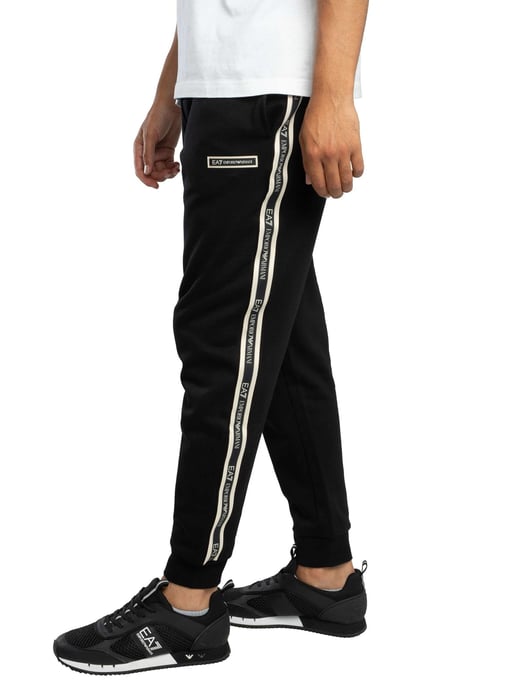 EA7 Slim Box Logo Joggingbroek, Zwart - Image 2