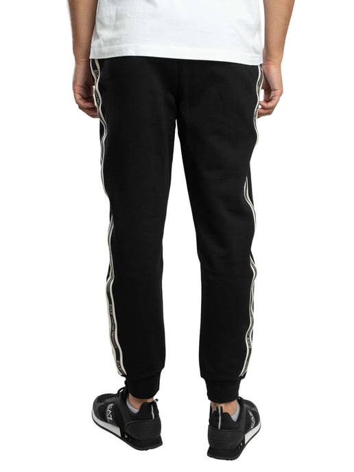 EA7 Slim Box Logo Joggingbroek, Zwart - Image 3
