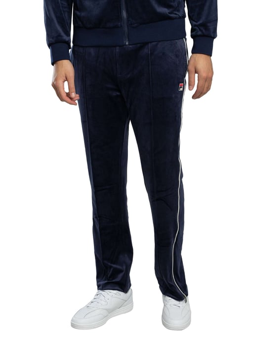 Fila Fio Velours Rechte Joggingbroek, Blauw - Image 1
