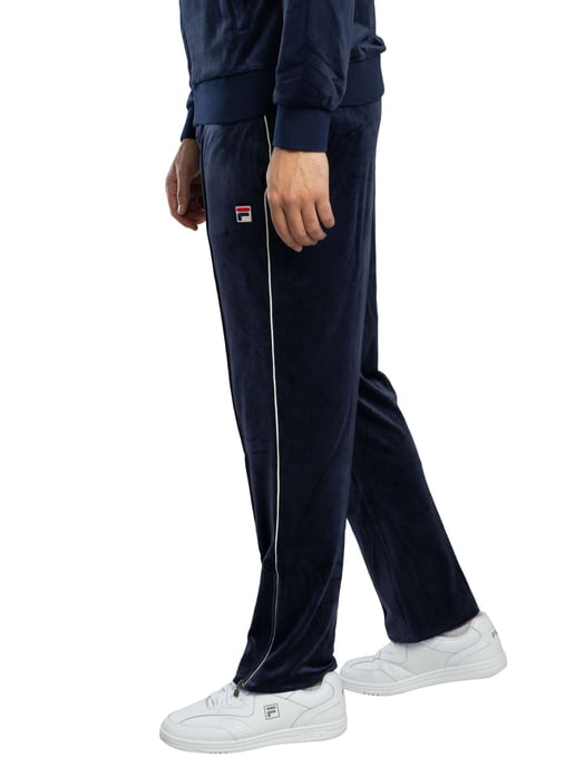 Fila Fio Velours Rechte Joggingbroek, Blauw - Image 2